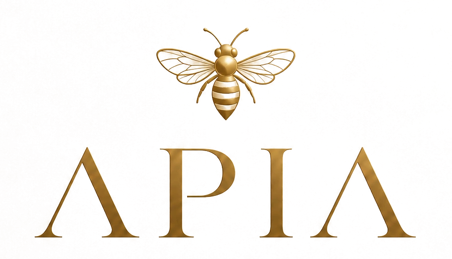 APIA markasının altın arılı logosu